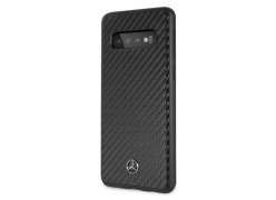 CG Mobile כיסוי קשיח מעור לגלקסי S10 בצבע שחור מרצדס רשמי