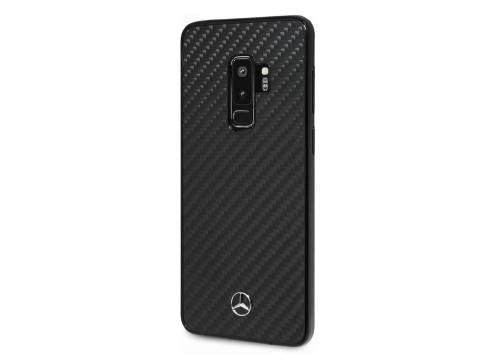 CG Mobile Galaxy S9+ MERCEDES Dynamic Line Hard Case Real Carbon Fiber - Black
