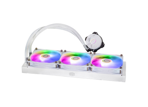 CoolerMaster 360L Core ARGB White CPU Liquid Cooler