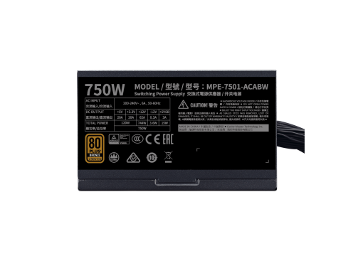 CoolerMaster MWE 750W 230V-V2 80+ Bronze