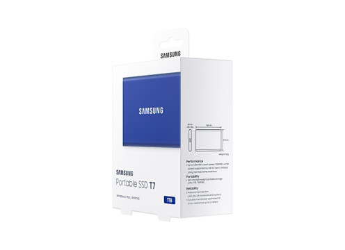 כונן SSD נייד Samsung T7 1.0TB USB3.2