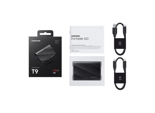 כונן SSD נייד Samsung T9 1TB USB3.2 Gen2x2
