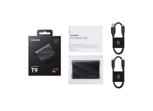 כונן SSD נייד Samsung T9 2TB USB3.2 Gen2x2