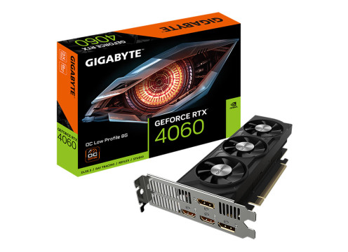 Gigabyte RTX 4060 (DLSS 3) Low Profile GV-N4060OC-8GL