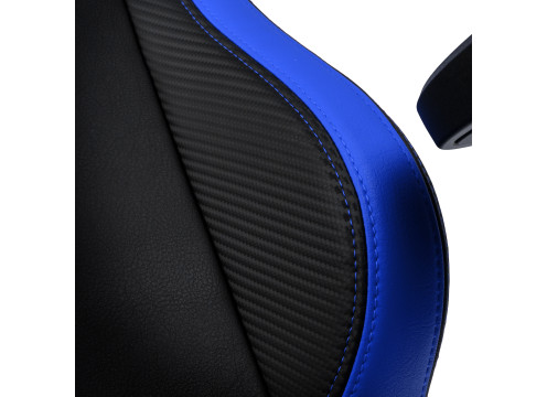כיסא גיימינג Noblechairs EPIC Compact Black/Carbon/Blue בצבע שחור/קרבון/כחול