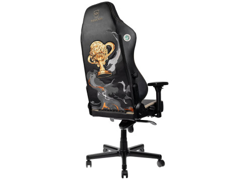 כיסא גיימינג Noblechairs HERO Dignitas Edition בצבע שחור/זהב