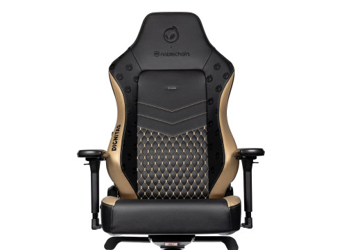 כיסא גיימינג Noblechairs HERO Dignitas Edition בצבע שחור/זהב