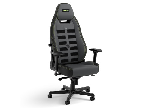 כיסא גיימינג Noblechairs LEGEND Shure Edition בצבע שחור/אפור
