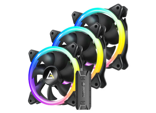 Antec Neon 120 ARGB PWM 3xFans with Controller
