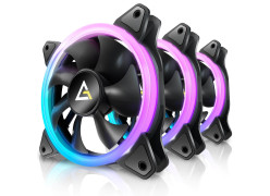 Antec Neon 120 ARGB PWM 3xFans with Controller