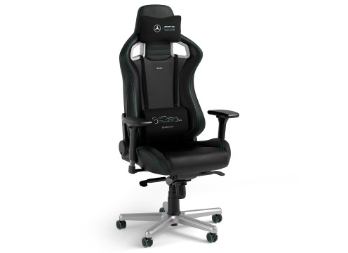 כיסא גיימינג Noblechairs EPIC Mercedes-AMG Petronas F1 (2021) Edition
