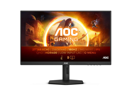 מסך מחשב לגיימינג AOC 27" Q27G4X IPS QHD 180Hz 0.5ms