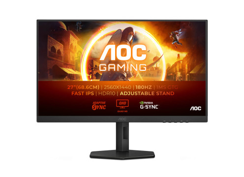 מסך מחשב לגיימינג AOC 27" Q27G4XF IPS QHD 180Hz 0.5ms