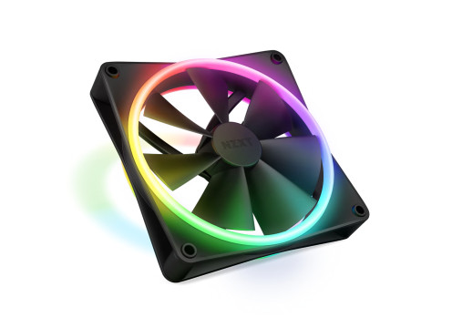 NZXT F140 RGB Duo 140mm Dual-Sided RGB Fan Black