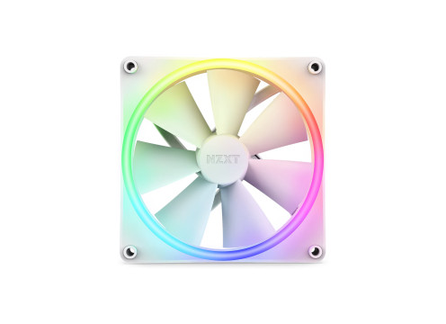 NZXT F140 RGB Duo 140mm Dual-Sided RGB Fan White