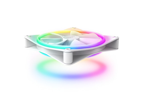 NZXT F140 RGB Duo 140mm Dual-Sided RGB Fan White