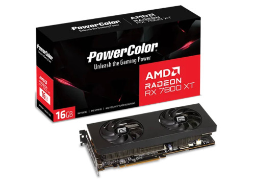 מארז - עכבר אלחוטי ALPHYN AM10 + כרטיס מסך PowerColor RX 7800 XT 16GB GDDR6