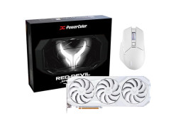 מארז - עכבר ALPHYN AM10 + כרטיס מסך PowerColor Red Devil Spectral White RX 9070 XT 16GB GDDR6