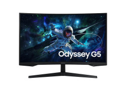 מסך מחשב קעור לגיימינג Samsung 32" Odyssey G5 VA QHD 165Hz 1ms 1000R