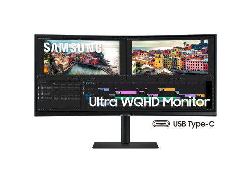 Samsung 34" S34A650UBU WQHD 100Hz VA USB-C PD90W Curved Monitor