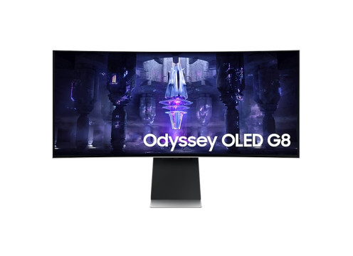מסך מחשב קעור לגיימינג Samsung 34" Odyssey OLED UWQHD 175Hz 0.3ms 1800R