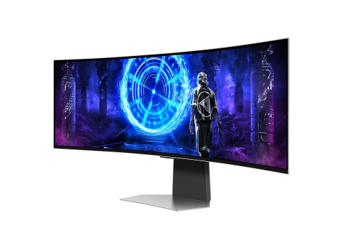 מסך מחשב קעור לגיימינג Samsung 49" Odyssey G9 OLED DQHD 240Hz 0.03ms 1800R