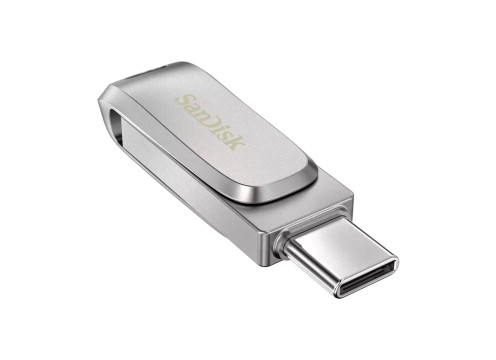 SanDisk 128G Ultra Dual Luxe USB-C/A Flash Drive