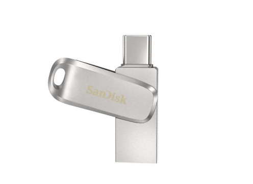 SanDisk 128G Ultra Dual Luxe USB-C/A Flash Drive