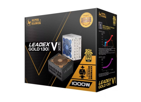 ספק כוח Super Flower Leadex V Gold Pro 1000W PCIE 5.1