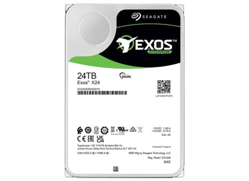 Seagate 24TB 7200 512MB SATA3 EXOS X24 Enterprise HDD