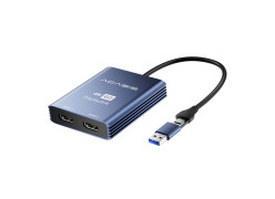 מתאם Acasis USB-C/A to 2x HDMI 4K/60Hz DisplayLink