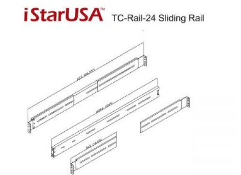 Sliding Rail Kit for Most Rackmount Chassis 24"