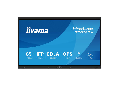 מסך מגע אינטראקטיבי IIYAMA ProLite 65" IPS 4K DeepContrast-IR+ 40pt Touch