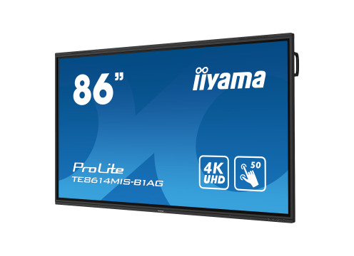 מסך מגע אינטראקטיבי IIYAMA 86" ProLite VA 4K PureTouch-IR 50pt Touch