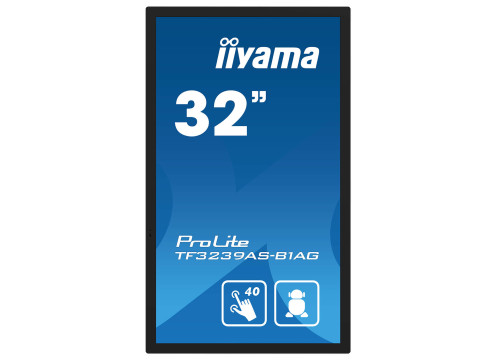מסך מגע IIYAMA 32" ProLite IPS FHD PCAP 40pt Touch Open Frame Android 24/7