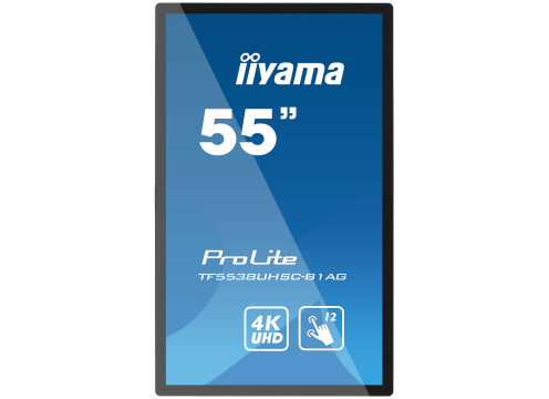 מסך מגע IIYAMA 55" ProLite IPS 4K UHD PCAP 12pt Touch Open Frame
