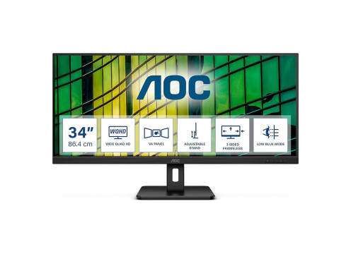 מסך מחשב AOC 34" VA WQHD 100Hz 4ms
