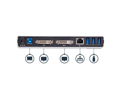 StarTech Dual DVI Docking Station USB3.0