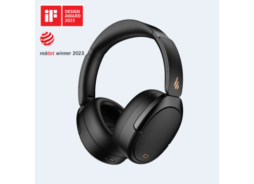אוזניות קשת אלחוטיות עם ביטול רעשים אקטיבי Edifier WH950NB צבע שחור