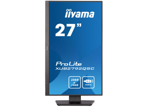IIYAMA 27" ProLite WQHD USB-C PD65W w/Speakers IPS Monitor