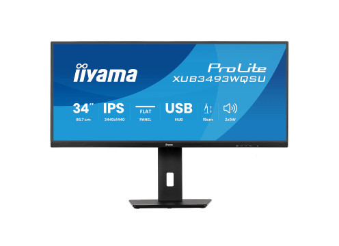 מסך מחשב IIYAMA 34" ProLite IPS UWQHD 120Hz 1ms