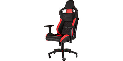 SILLA GAMER CORSAIR T1 RACE REFRESH BLACK